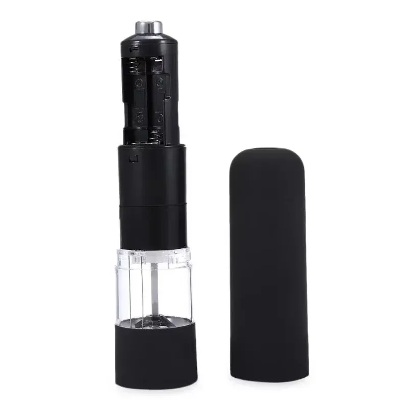 Electric Automatic Salt and Pepper Grinder with LED Light Adjustable Coarseness Spice Mill Kitchen Cooking Gadget