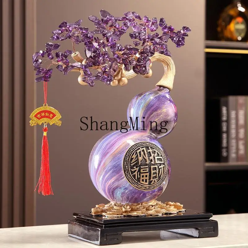 FG new Chinese style everything persimmon ruyi ornament gourd living room decoration opening gift