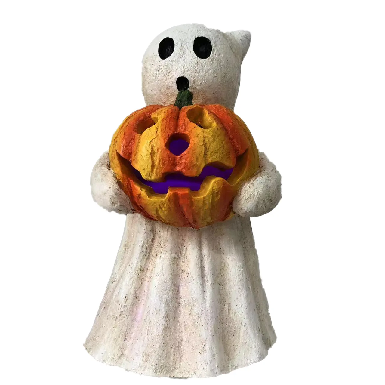 Halloween Pumpkin Ghost Garden Miniature Figurines Decorations Aquarium Ornament Resin Crafts Favors Courtyard Party Ornaments