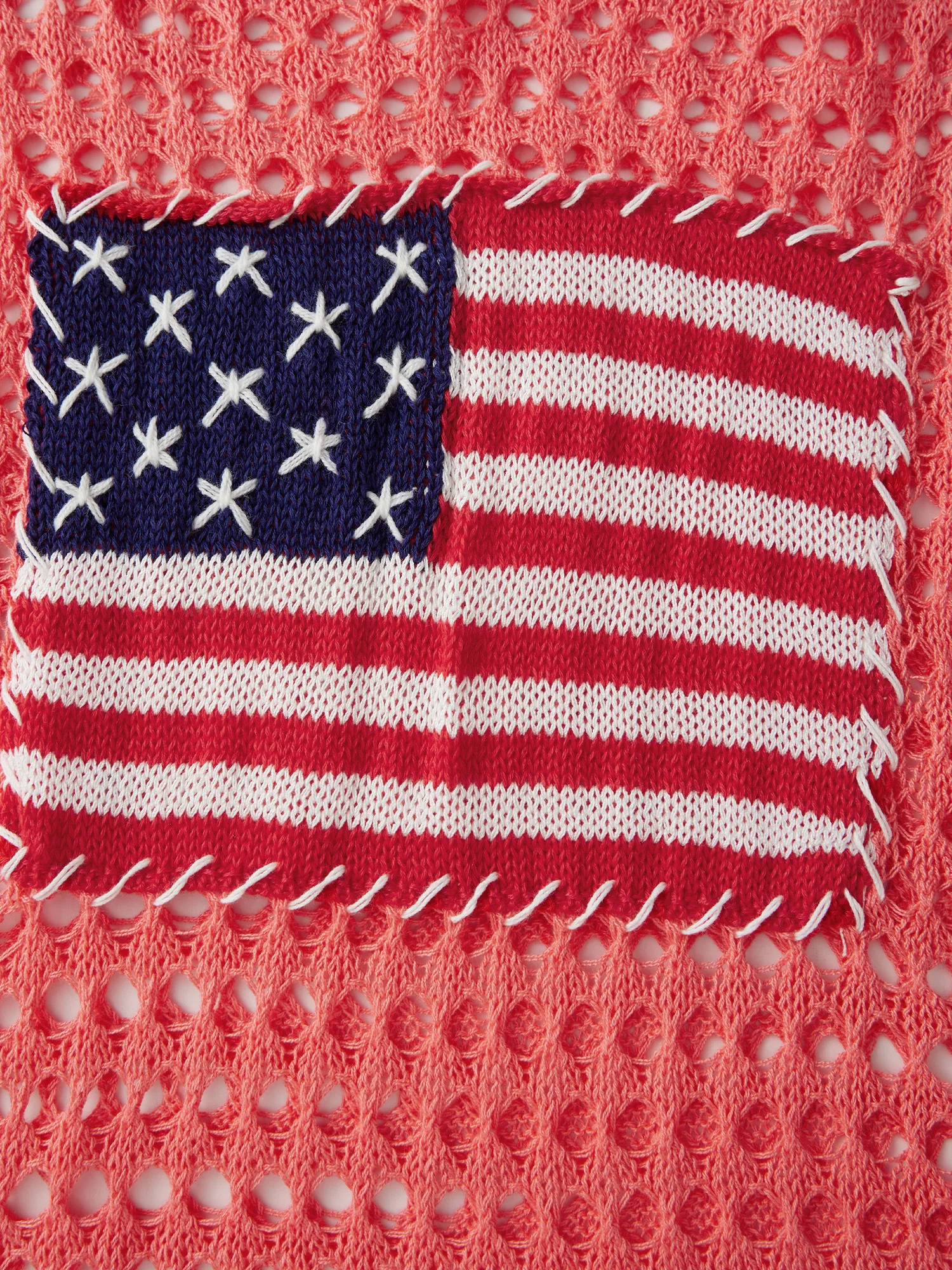 

Women s Oversized Knit Sweater with American Flag Design Long Sleeve Loose Fit Pullover Top with Scoop Neckline