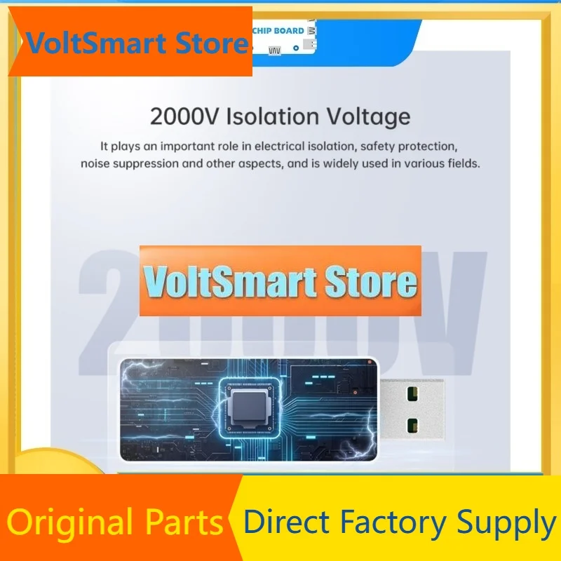 VoltSALIENTEK HUB23 USB 2.0 High Speed Isolator 480Mbps Industrial Optocoupler Photoelectric Protection Module
