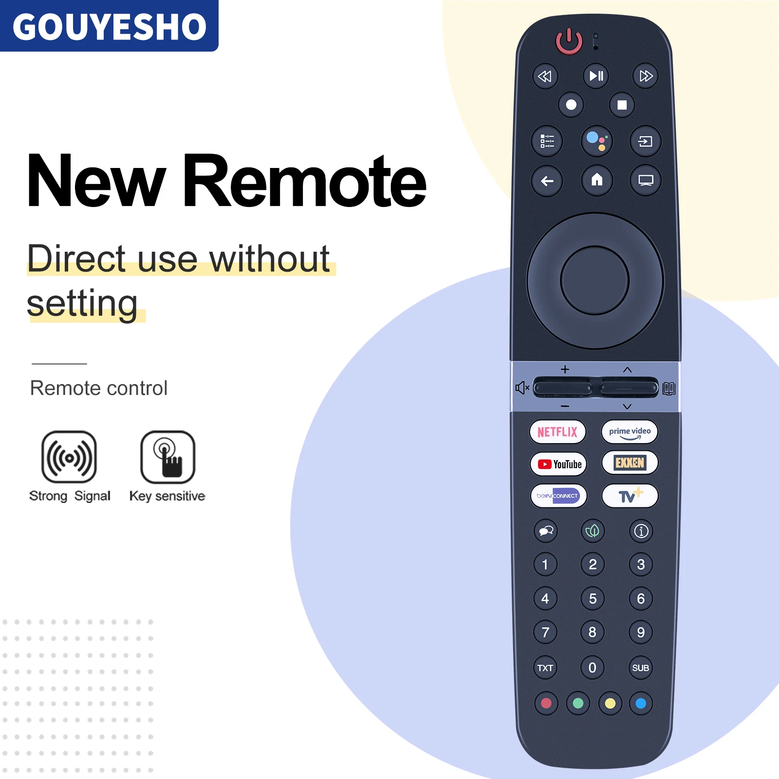 Voice Remote Control For Grundig 65GGU7900B 55GGU7900 55GGU7900B 50GGU7900B 55 GGU 8960 75 GHU 7505B Arcelik Beko Android LED TV