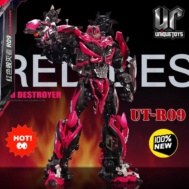 

New stock Transformers UT-R09 Stinger Red Destroyer Movie Anime Character Handmade Car Model Toy Collection Birthday Gift