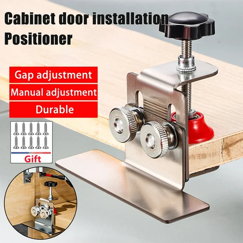 Zacisk montażowy do drzwi szafki do obróbki drewna Regulowane narzędzie pomocnicze do obróbki drewna Przyrząd montażowy do drzwi szafki ze stali nierdzewnej