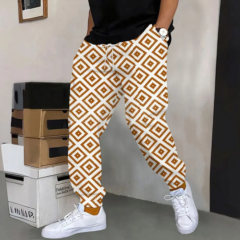 Homens calças esportivas ao ar livre moda borboleta impressão sweatpants homens solto bolso cordão moletom inverno grosso quente moletom