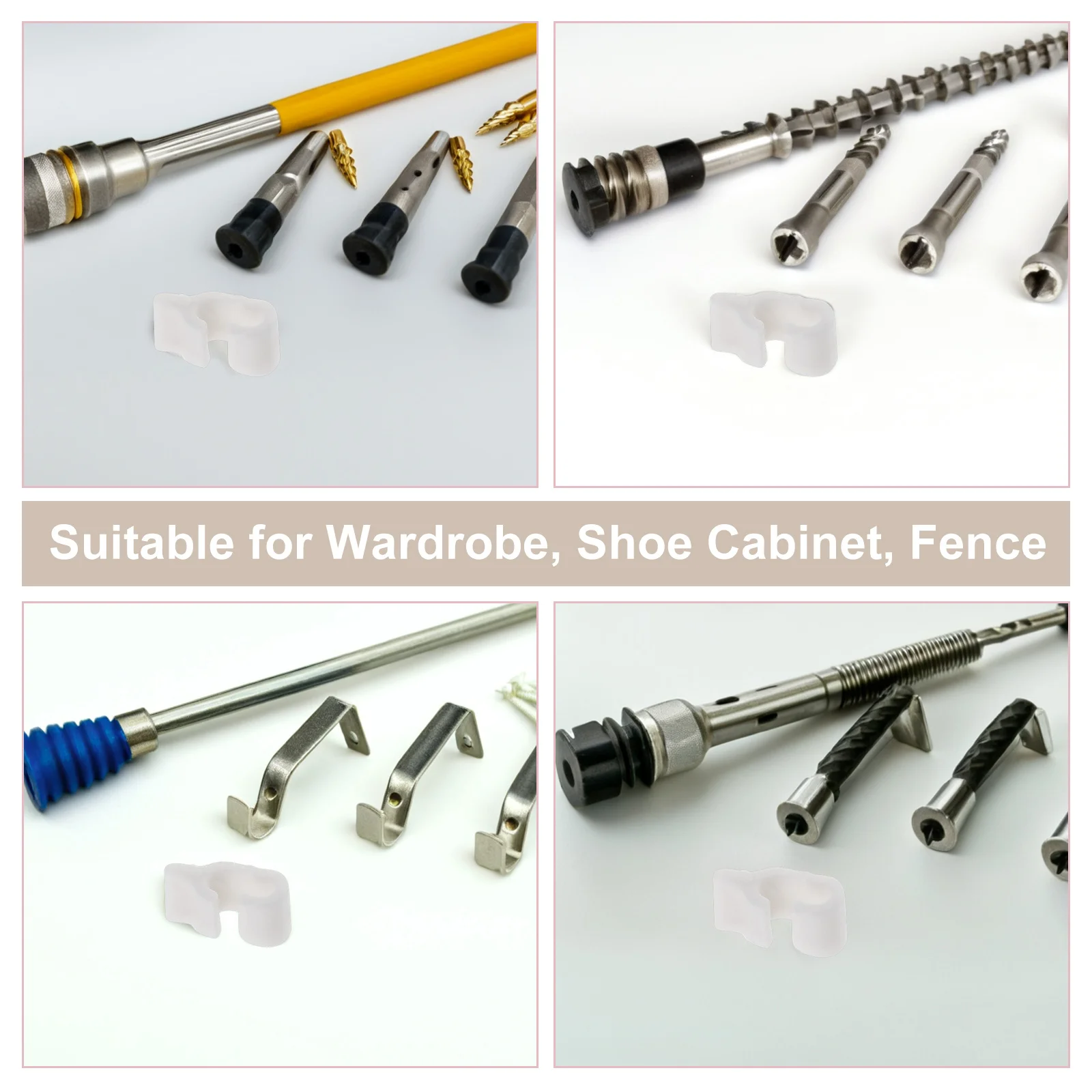 40Pcs Cabinet Buckles Plastic Wire Clips for Pet Cages DIY Assembly Dog Rabbit Chicken Bird Cage Door Latch Connector