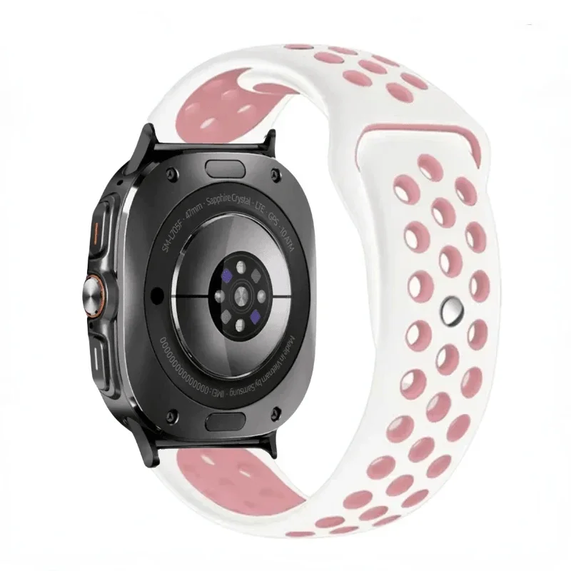 حزام سيليكون لساعة سامسونج جالاكسي 8 الترا 47 ملم رياضي مريح ومتين وناعم حزام الساعات جالاكسي 7 الترا كوريا