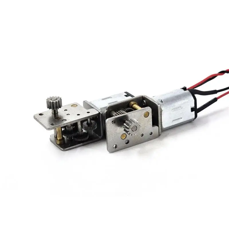 1Pcs DC 3V 3.7V 20RPM Slow Speed Metal Gearbox Engine Right Angle 14T Output Gear Shaft Mini N20 Gear Motor For 3D Printer Robot view 5
