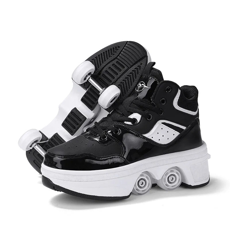 

New Children's Sports Roller Skates Deformed Student Training Competition 4-wheel roller Skates Assembly