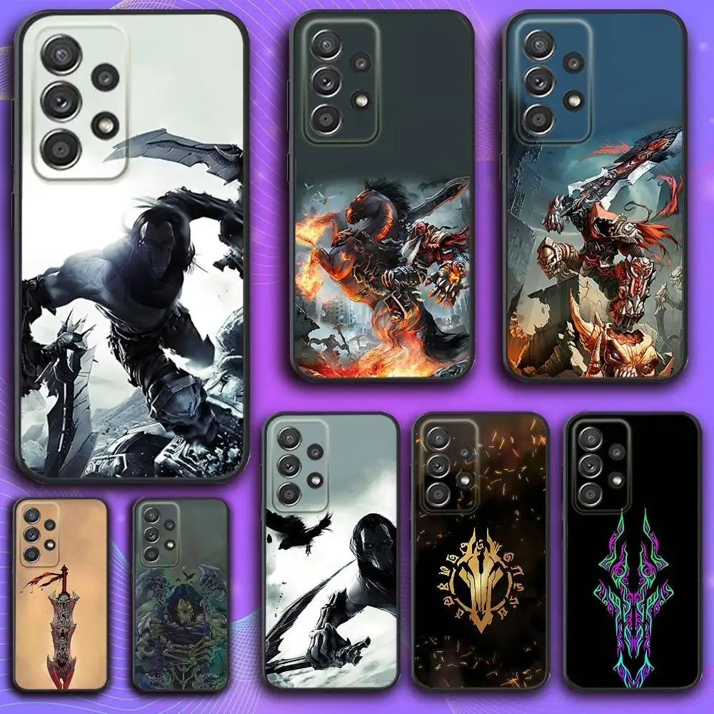 

Game D-DarksidersS Phone Case For Samsung S 25,24,23,22,30,21,10,9,Ultra,Plus,Lite,FE,4,5 G Soft Black Case