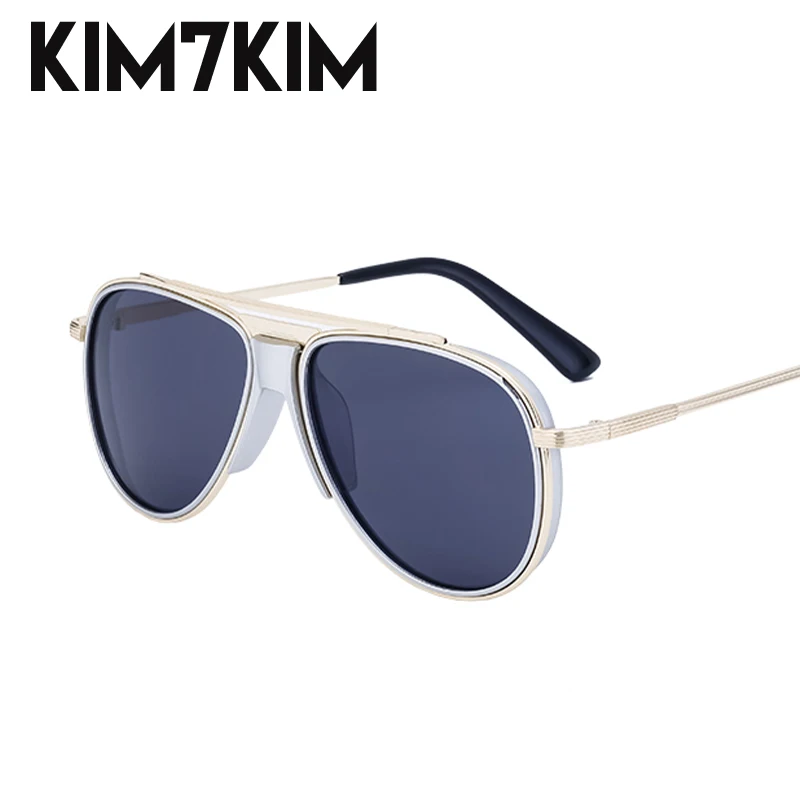 

Steampunk Oval Sunglasses Men 2024 Trends Punk Sun Glasses Male Fashion Luxury Brand Designer Metal Frame Sunglass Shades UV400