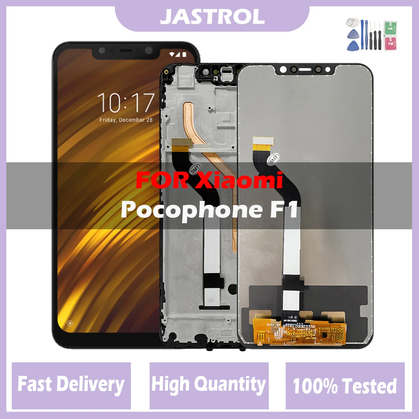 Original For XIAOMI MI POCO F1 Display LCD Touch Screen Digitizer Assembly For Xiaomi Poco F1 LCD M1805E10A Replacement Parts