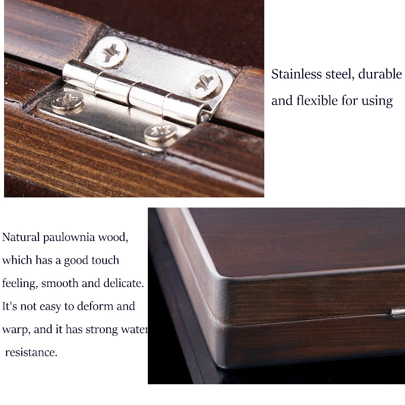 1 Piece Fishing Floats Sample Display Box Paulownia Wood Water Resistance Float Coat Float Protection Case Fishing Accessories