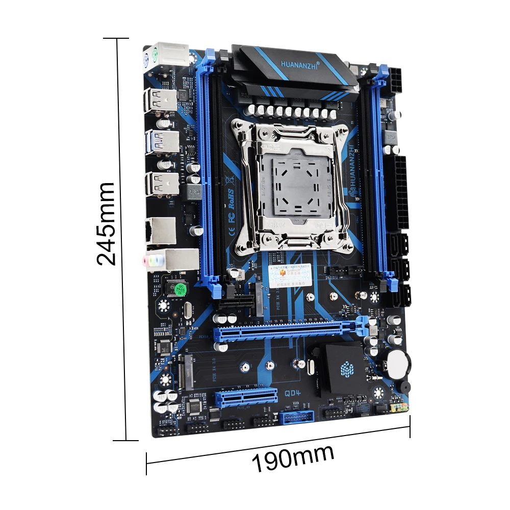 Imagem -05 - Placa-mãe Huananzhi X99 com Intel e5 2620 v3 Qd4 Lga 20113 Conjunto de Kit de Cpu Ddr4 Suporte Nvme