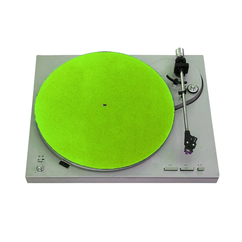 Turntable Mat Slipmat Audiophile 3mm Felt Platter Vinyl Record Players Anti-Vibration Durable Anti-Statich Felt Slipmat K1KF