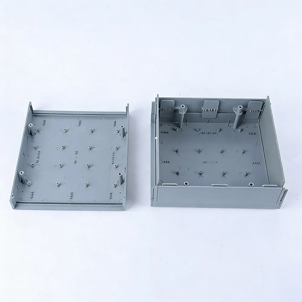 

Новый корпус для проектов 3 размеров: пластиковый и металлический, серый, для самостоятельной сборки, распределительная коробка, коробка для электронных модулей, приборный бокс