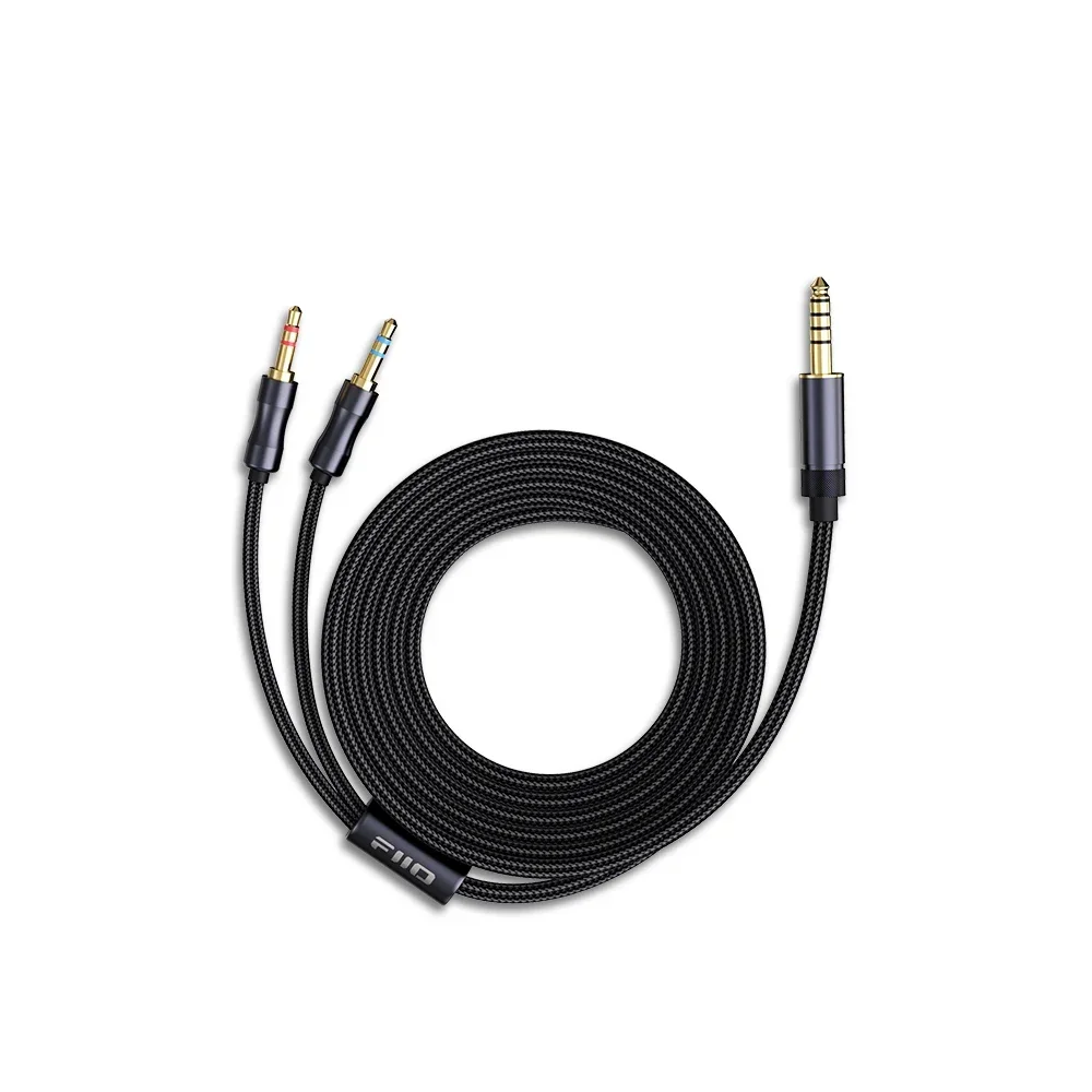 FiiO LL-4.4A صوت عالي الجودة مزدوج 3.5 ملم إلى 4.4 ملم كابل سماعة رأس متوازن 1.5 متر قابل للتخصيص