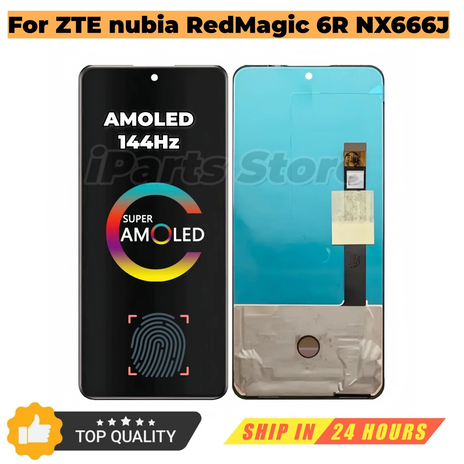 iparts-ricambio-nuovo-display-per-zte-nubia-redmagic-6r-red-magic-nx666j-144hz-amoled-touch-screen-digitizer-assembly-oem