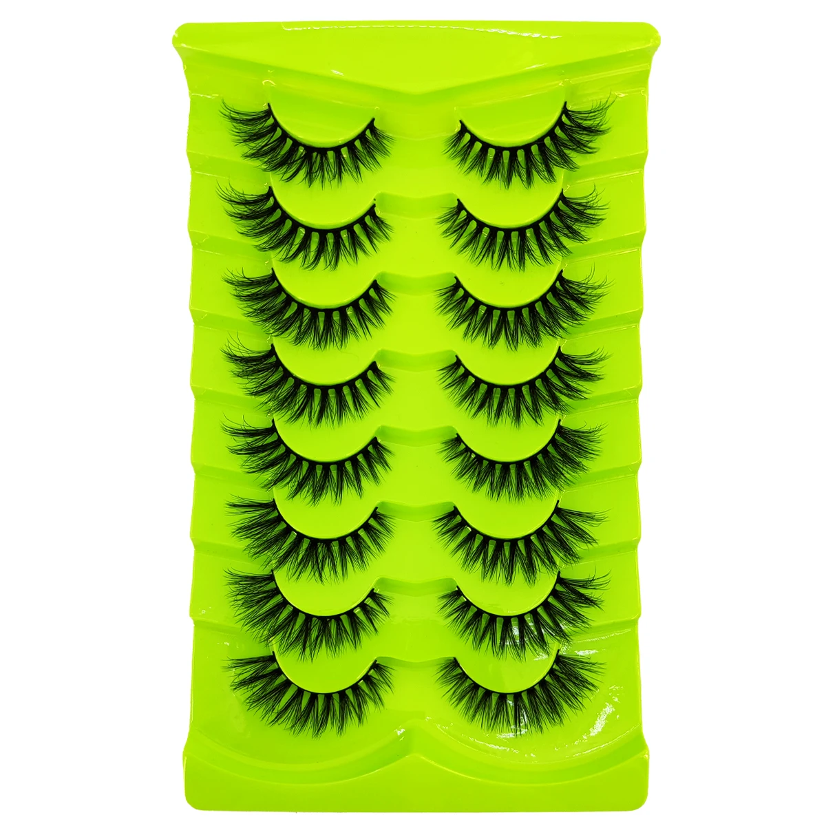 Neue 5/7/8/9 Paar 3D Faux Nerz Wimpern Flauschige Weiche Volle Dicke Wispy Natürliche lange Falsche Wimpern Lockige Wimpern Großhandel Wimpern