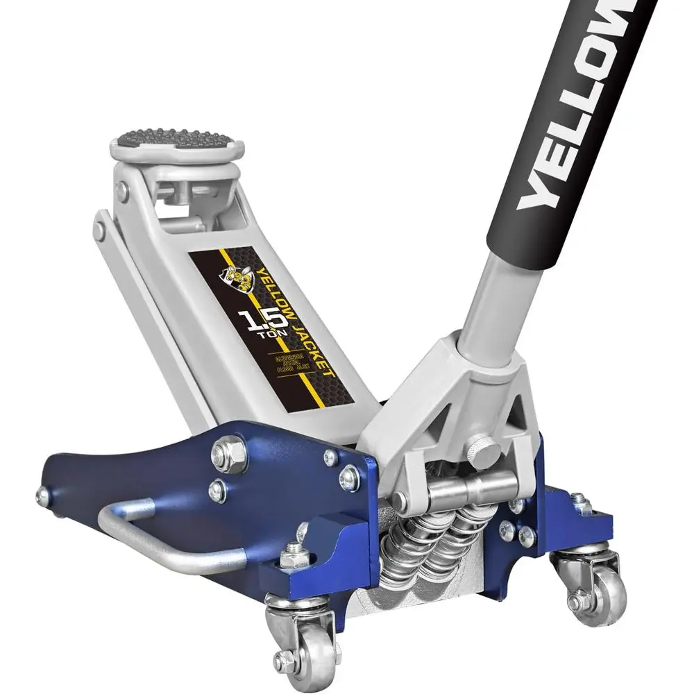 

1.5 Ton Lightweight Steel Car Jack with Quick Lift Dual Pump, 3300 lbs Capacity