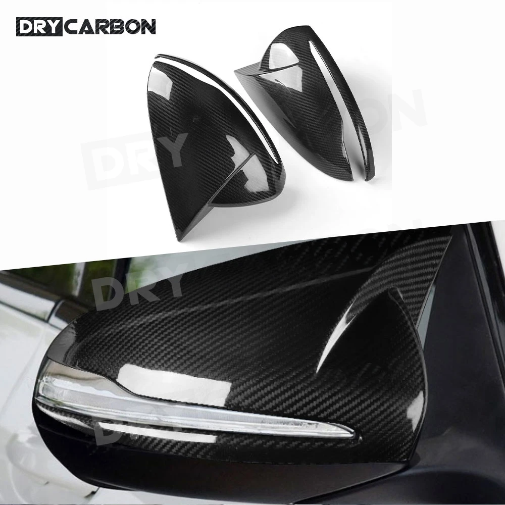 

Carbon Fiber Car Door Side Rearview Mirror Caps For Benz C E S Class W205 W222 X253 LHD Mirror Cover Cap Body Kits