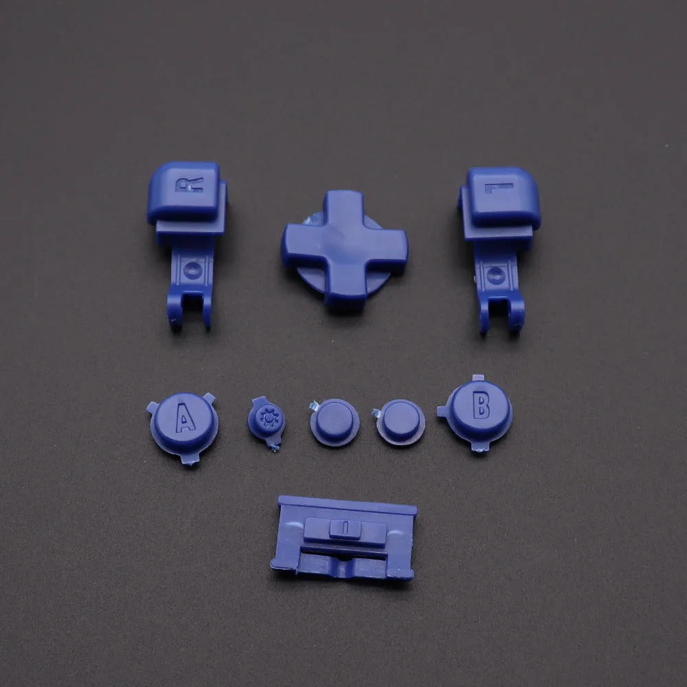 2 مجموعة ل GameBoy Advance SP GBA SP البلاستيك مجموعة أزرار كاملة ل GBA SP A B حدد بدء تشغيل/إيقاف L R أزرار عدة D الوسادة #5