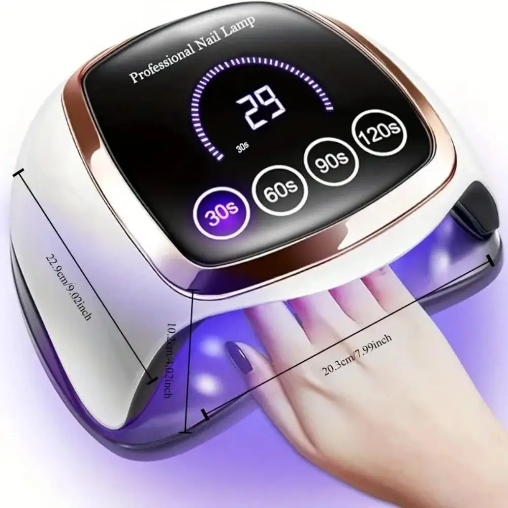 Profissional UV Nail Drying Lamp com Sensor Auto, Smart Nail Salon Equipment, Ferramentas de Manicure, 168W, 42LEDs