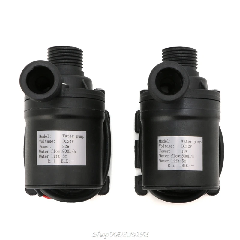 2PCS 800L/H 5M Submersibles Water Pumps Solar Brushless Motor Wate Pump Circulation Pump(DC12V And DC24V)