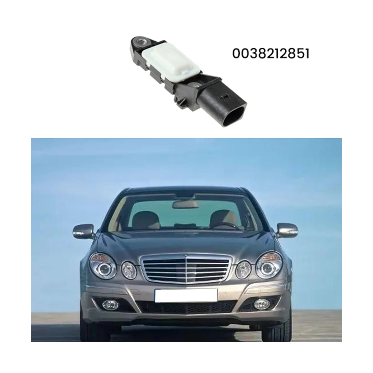 0038212851 Front Impact Crash Sensor Automotive for Mercedes-Benz W211 W219 W212 W199 R171 R230 SL550 SLK300