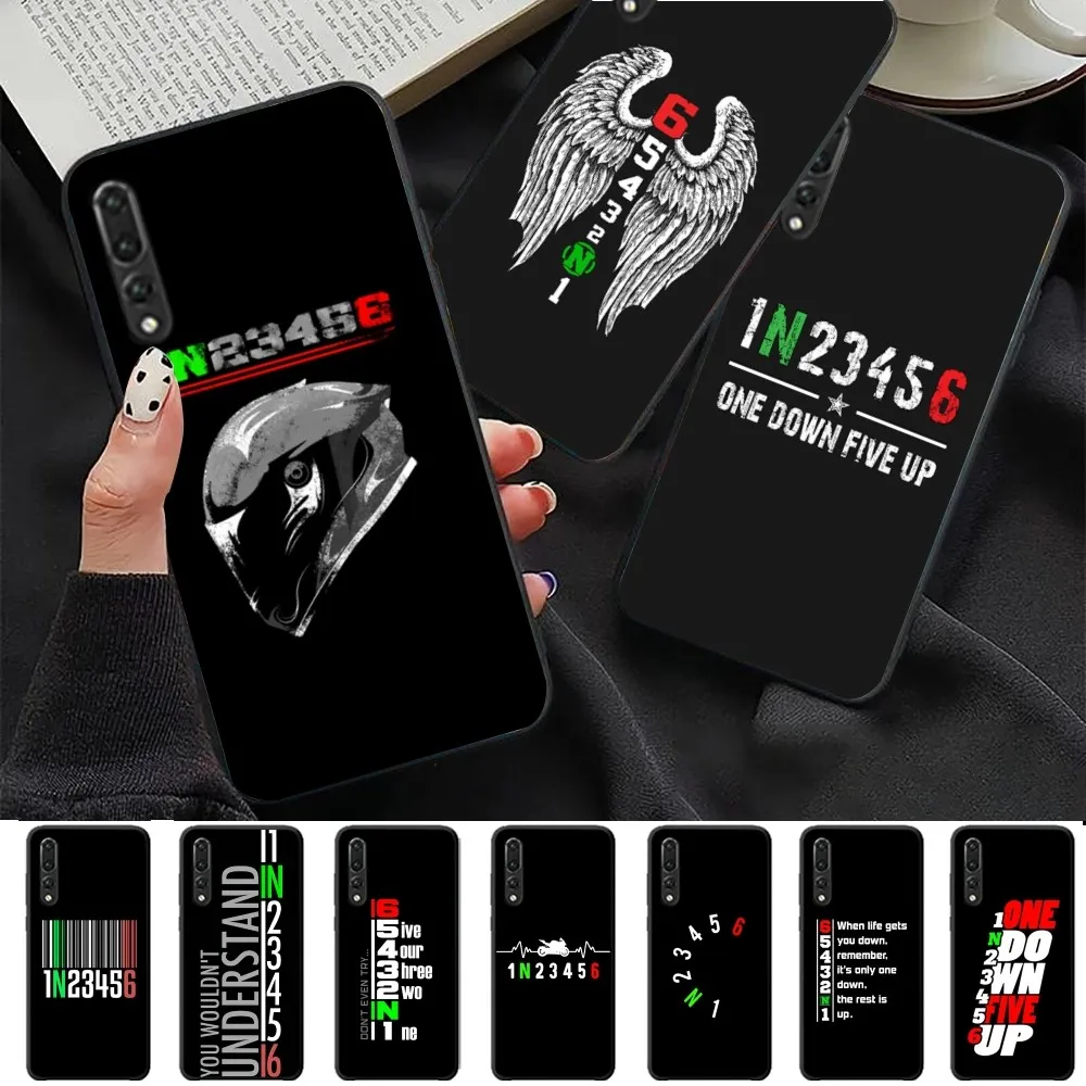 Luxury 1N23456 Motorcycle Phone Case For Huawei P 8 9 10 20 30 40 50 Pro Lite Psmart Honor 10 lite 70 Mate 20lite