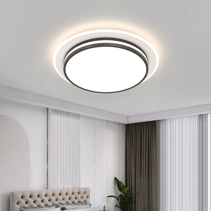 Minimalist Modern Living Room Chandeliers Simple Whole House Lighting Package Bedroom White Full Spectrum Eye Protection Lamp