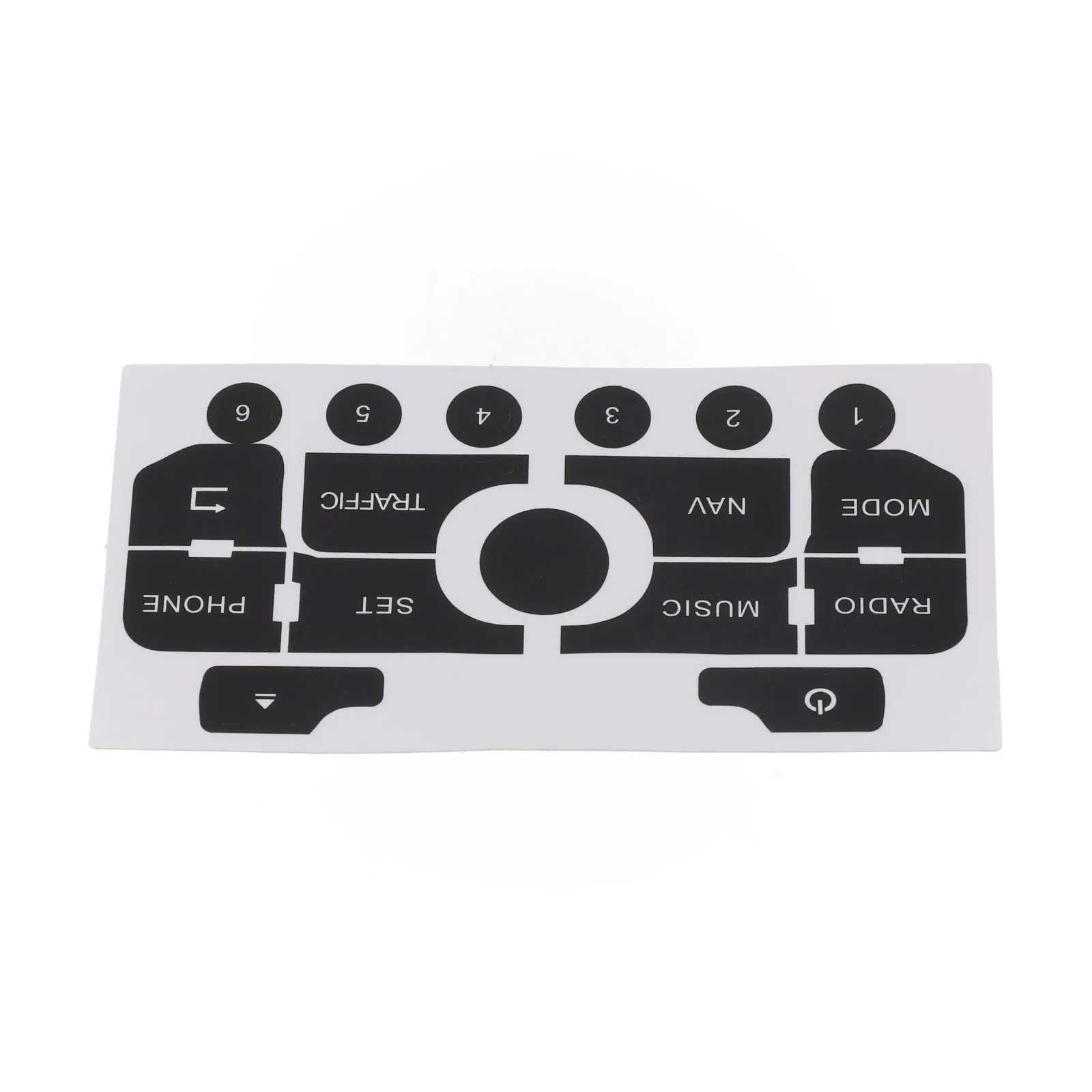 Car Button Repair Button Repair Decal For Car Interior High Quality Material Reduced Light Penetration Sunlight Resistant