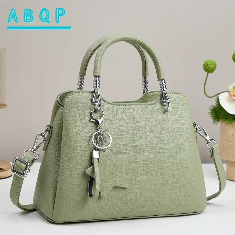 

Shoulder Bag New Simple Macaron Handbag Trendy Fashion Messenger Large Capacity Solid Color Women Handbag Travel Outdoor