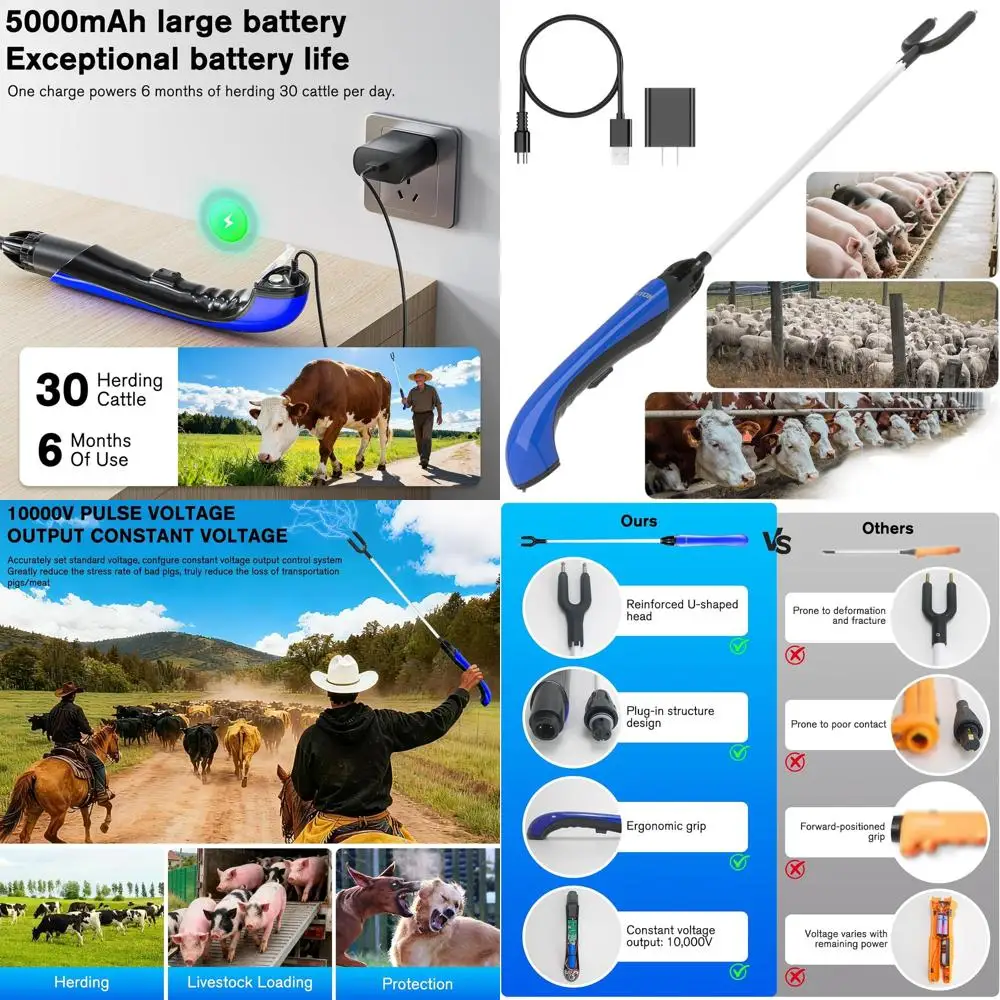 

Long-Lasting Battery Animal Repellent Stick for Farm and Garden Protection