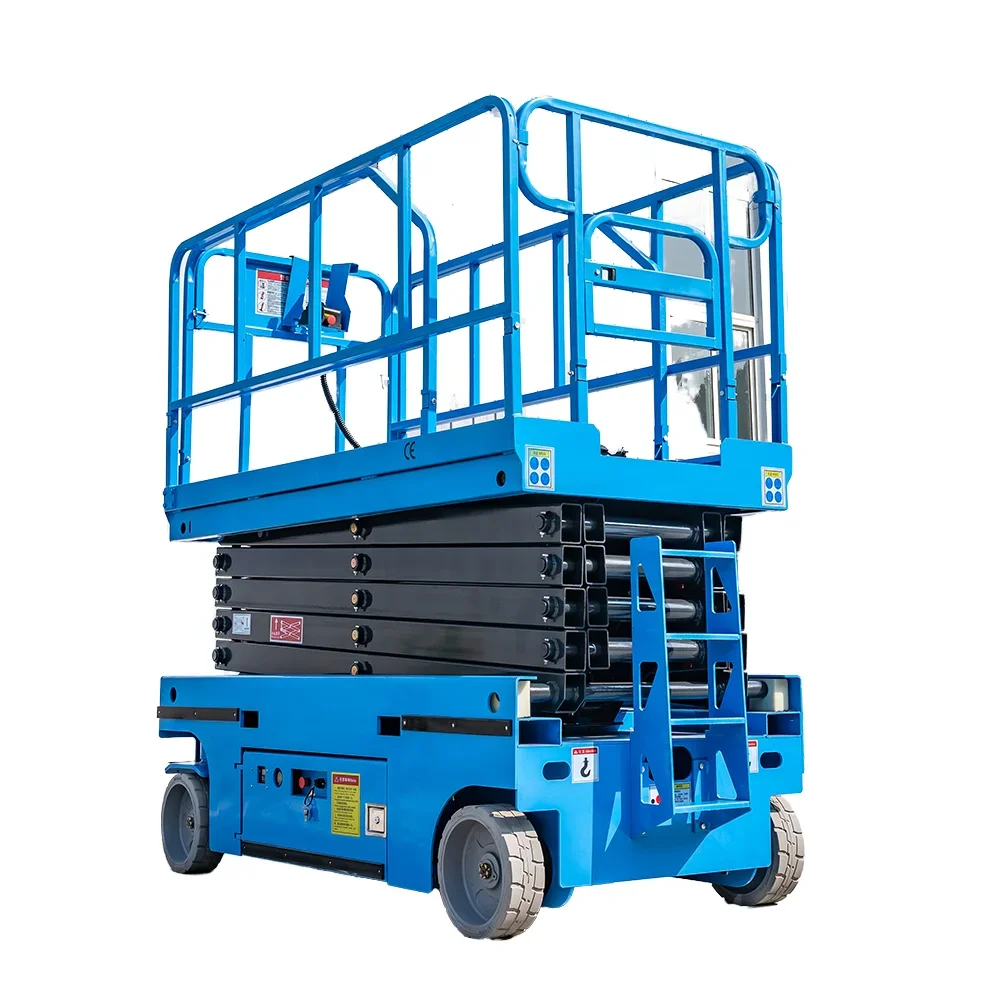 8m Mini Self-Propelled Crawler Hydraulic Scissor Lift Platform Lifting 12 M Electric for Home Construction & Multi-Industry Use