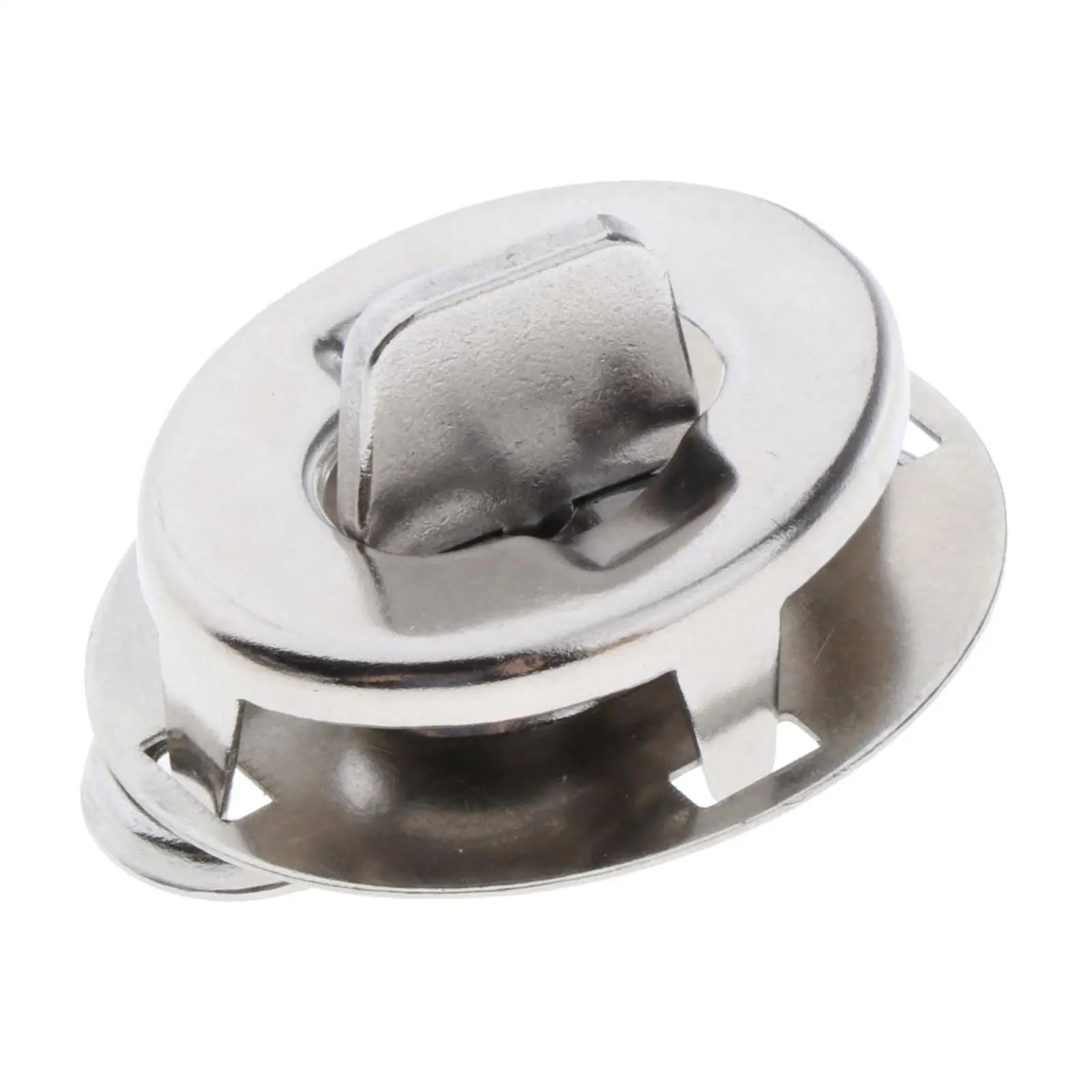 Nickel Plated Brass Turnbutton Fastener Eyelet Twist Base Socket