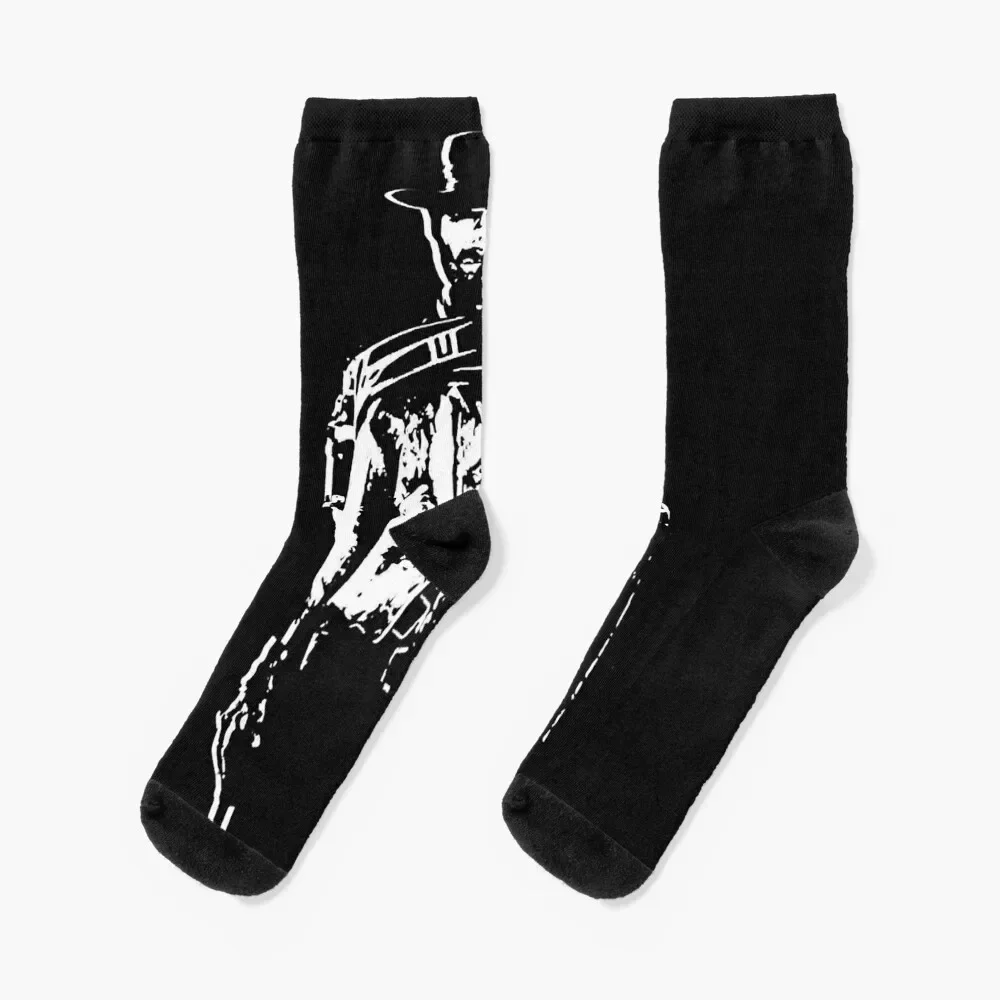 CLINT EASTWOOD Essential Socks cartoon Climbing Socks Female Men\'s