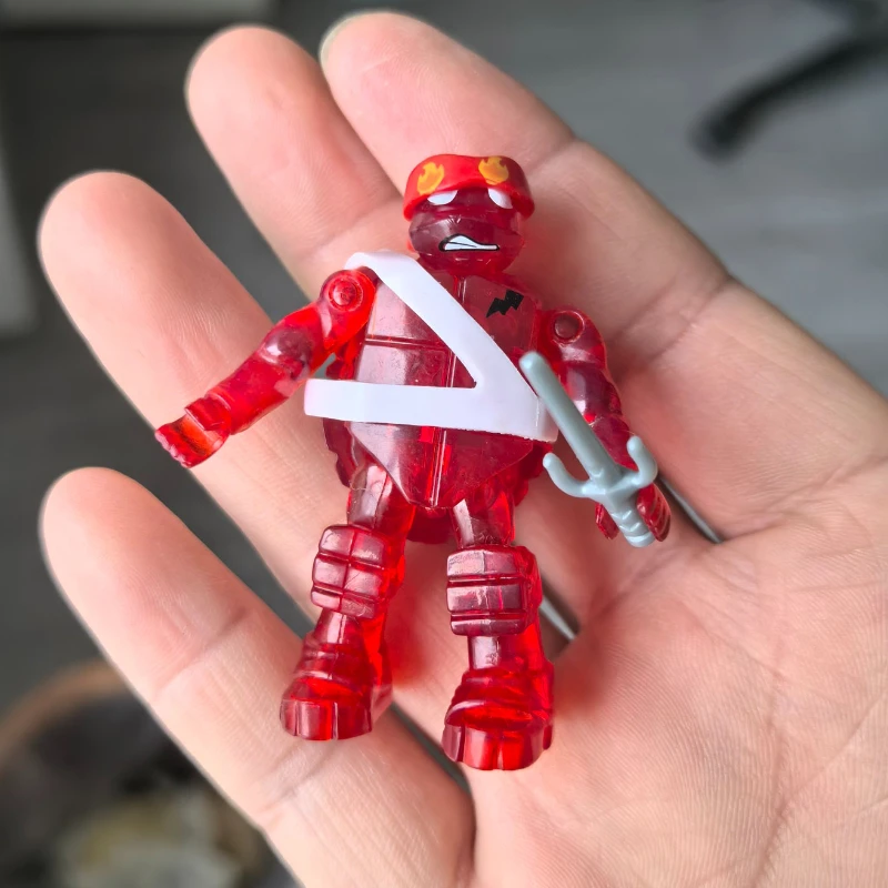 Genuine Playmates Teenage Mutant Ninja Turtles Leo Raph Mike Don Mini Hand Puppet The Joints Can Move Assembled Figurines