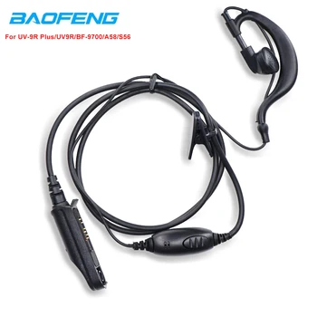 Baofeng UV 9R artı BF-9700 için su geçirmez kulaklık kulaklık BF-A58 S56 UV-XR Walkie Talkie iki yönlü radyo aksesuarları kulak