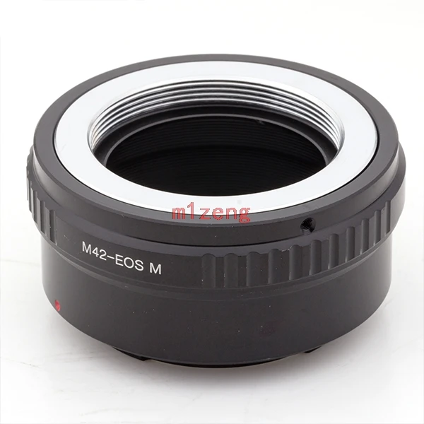 Adapter Ring for m42 42mm mount lens to canon eosm/m1/m2/m3/m5/m6/m10/m50/m100 EF-M Mirrorless Camera Body