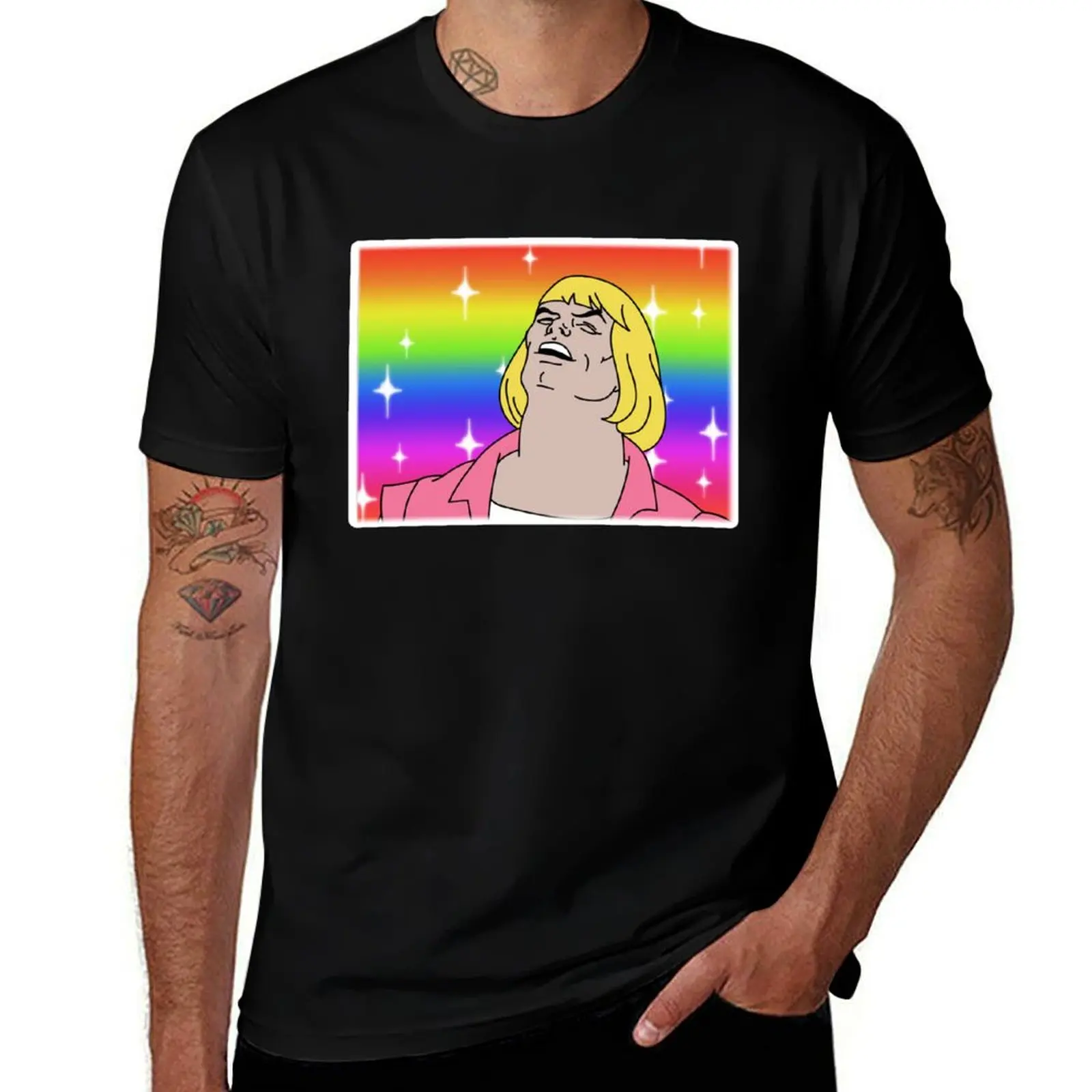 

He-Man is Fabulous T-Shirt clothes quick-drying anime oversizeds mens designer clothes