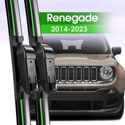 2pcs Front Windshield Wiper Blades For Jeep Renegade 2014-2023 2015 2016 2017 2019 2020 2022 Windscreen Window Accessories