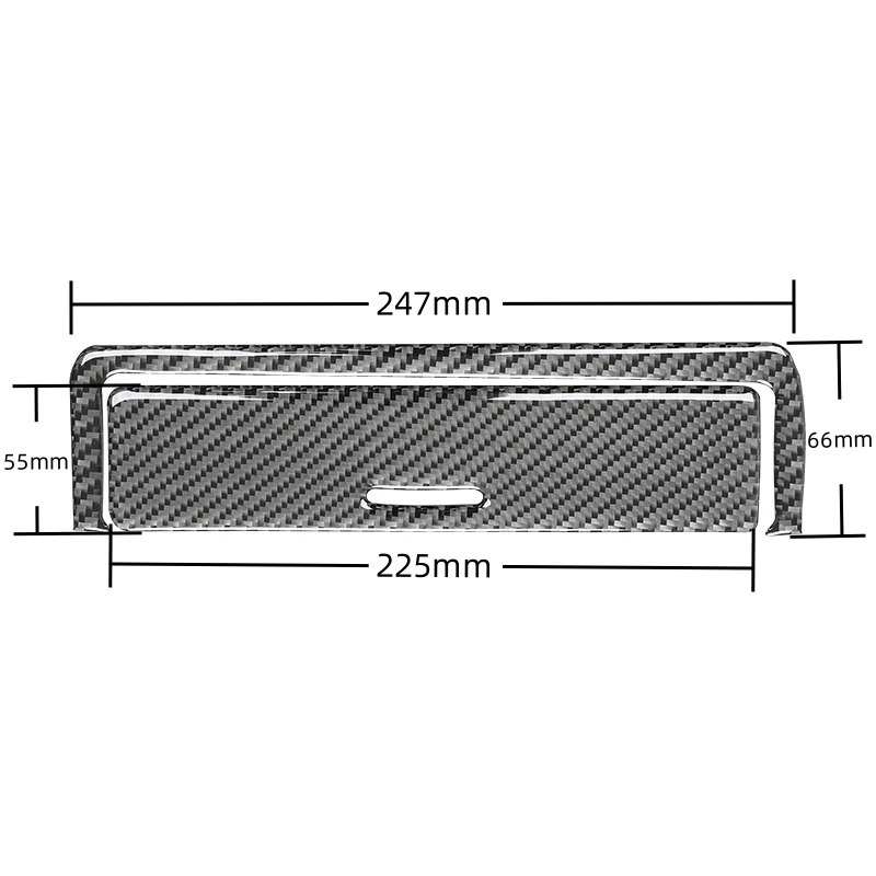 For BMW 3 Series E46 1999-2004 Accessories Carbon Fiber Interior Car Transmission Shift Box Button Panel Trim Cover Stickers