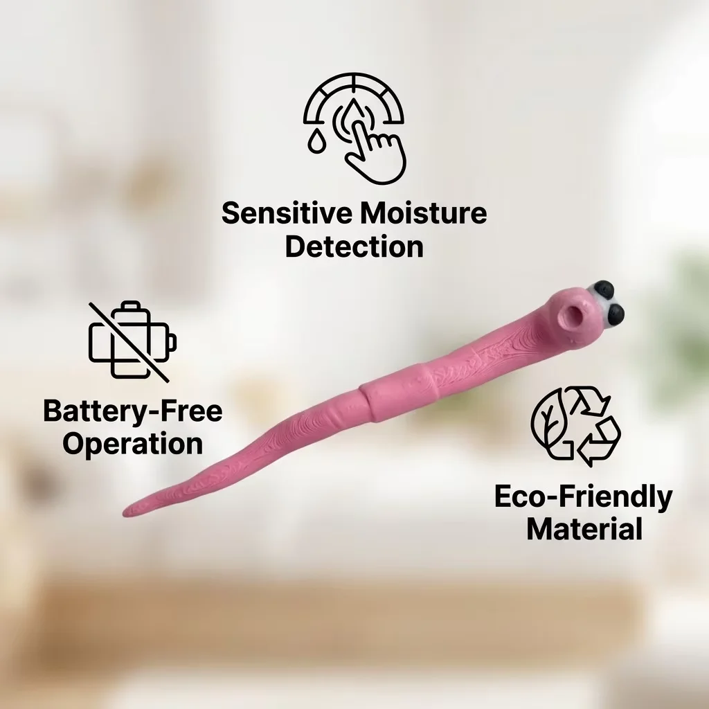 Fun Earthworm Humidity Detecto - Gardening Tools Cute ulasan dan harga