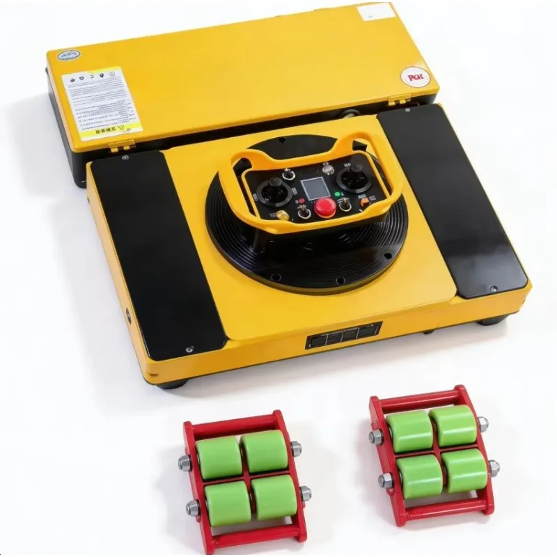 Wireless Remote Control Battery Powered Electric Tank Transporter Universal Wheel Machine Moving Skates Factory