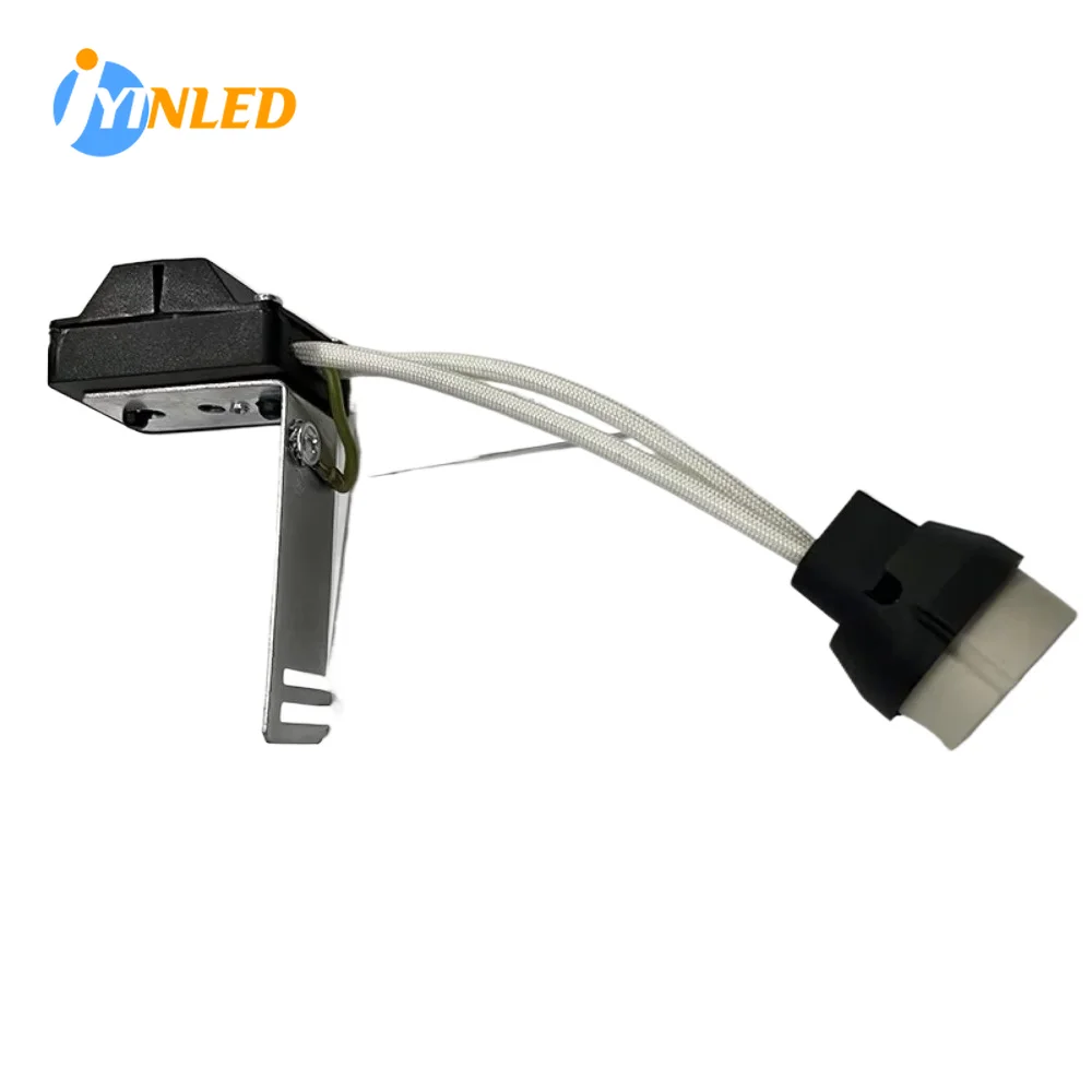 

10pcs 15cm Cord Length GU10 Lamp Holder Bulb Base with Wire Ceramic Halogen Socket Adapter Ceramic Halogen Bulb Led Junction Box