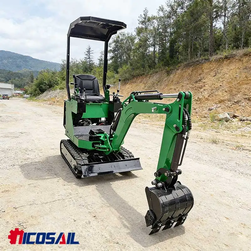 

Cost-Effective Household 1ton Mini Excavator Low Maintenance &Versatile for Garden Landscaping Small Pond Shaping & Yard Repairs