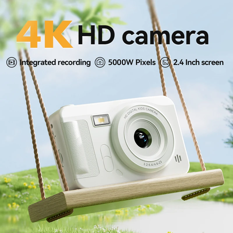 40MP 1080P camera met draagkoord 8X zoom Anti Shake 4K HD Autofocus Ondersteuning 64GB kaart Selfie Digitale videocamera voor beginners