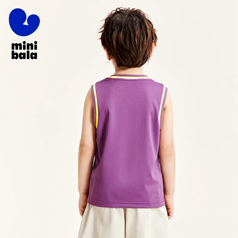 Mini Bala-Chaleco deportivo para niños, chaleco ligero y transpirable para bebés, novedad de verano 2024