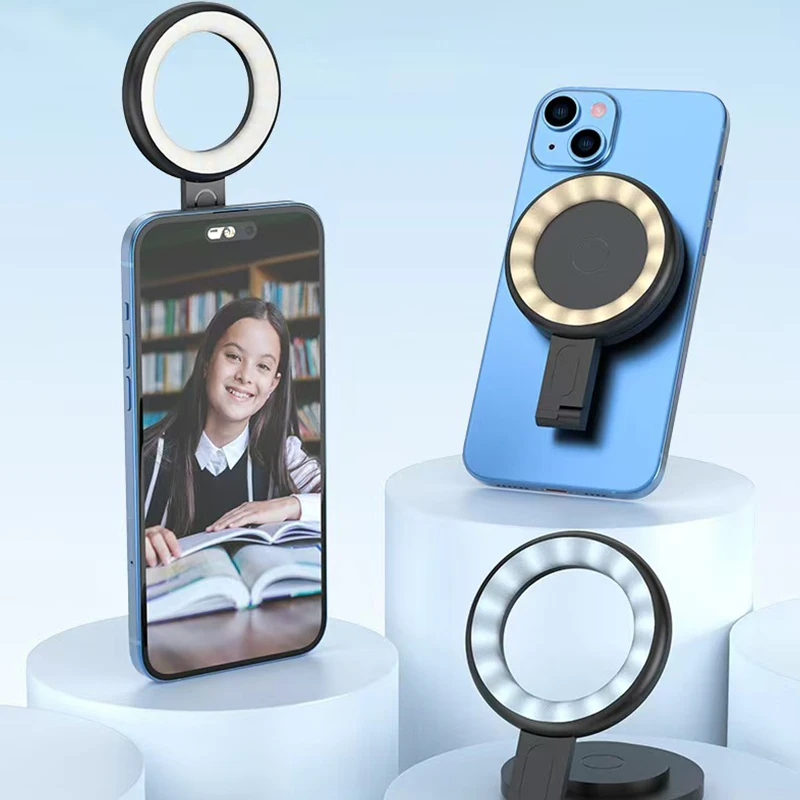 Magnetic Absorption Fill Light Lamp Light Led Mobile Led Light Cell Phone Lighting Led Light Photography Selfie Lighting Camera